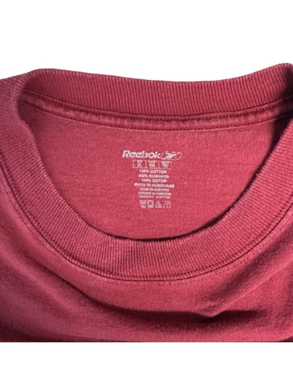 Vintage Washington Redskins T-Shirt XL 75th Anniversary Reebok NFL Football Red - Picture 6 of 6